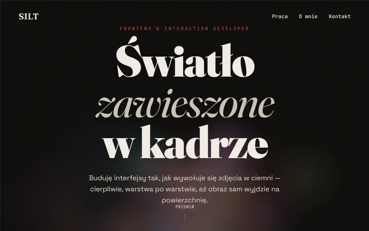 Projekt strony internetowej 3D dla firmy programistycznej